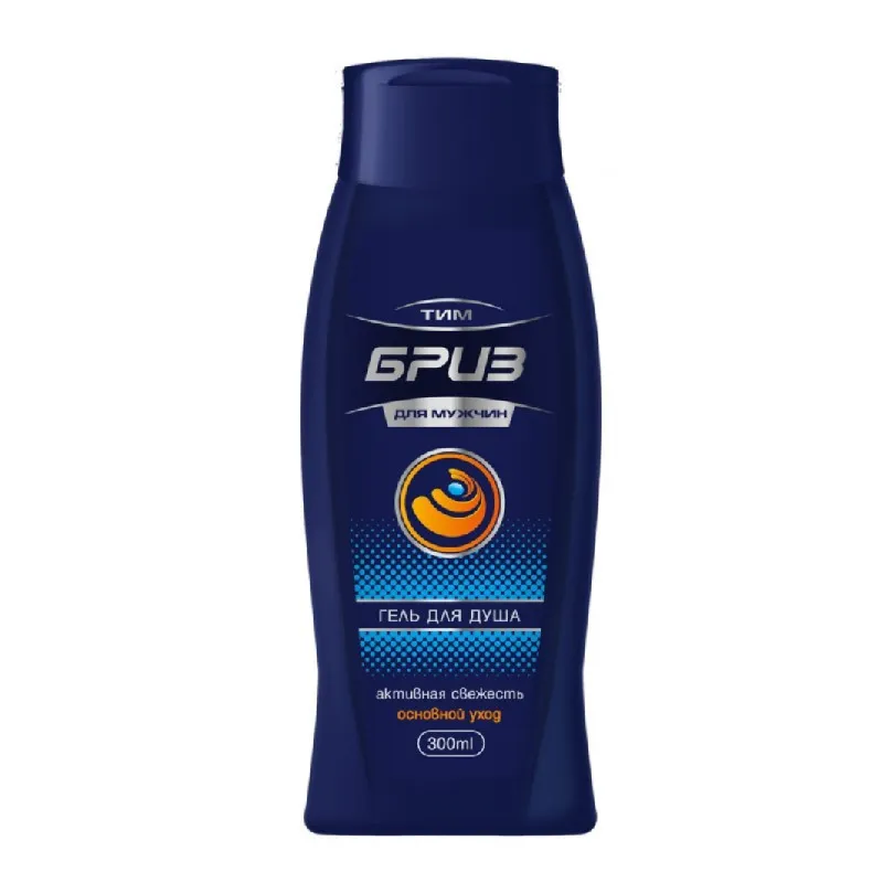 ТимБриз Мужской гель для душа Активная свежесть , 300 ml
