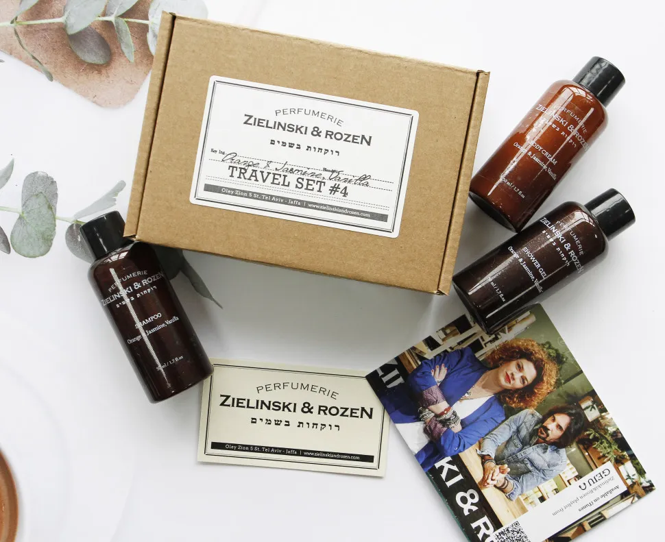 Дорожный набор Z & R Orange & Jasmine, Vanilla #4 - 3x50 ml