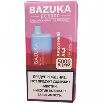 Эл. сиг.  Bazuka Lemon Mint — Лимонная Мята 2%, 5000 Тяг