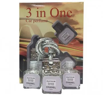 Car perfume Chanel "Egoiste Platinum" ( 3 in 1)