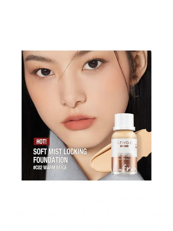 Тональный крем с матовым покрытием для жирной кожи O.TWO.O sc038 #01 Warm Ivory