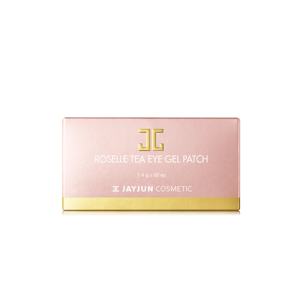Гидрогелевые патчи с цветами гибискуса Jayjun Cosmetic Roselle Tea Eye Gel Patch 60 шт.