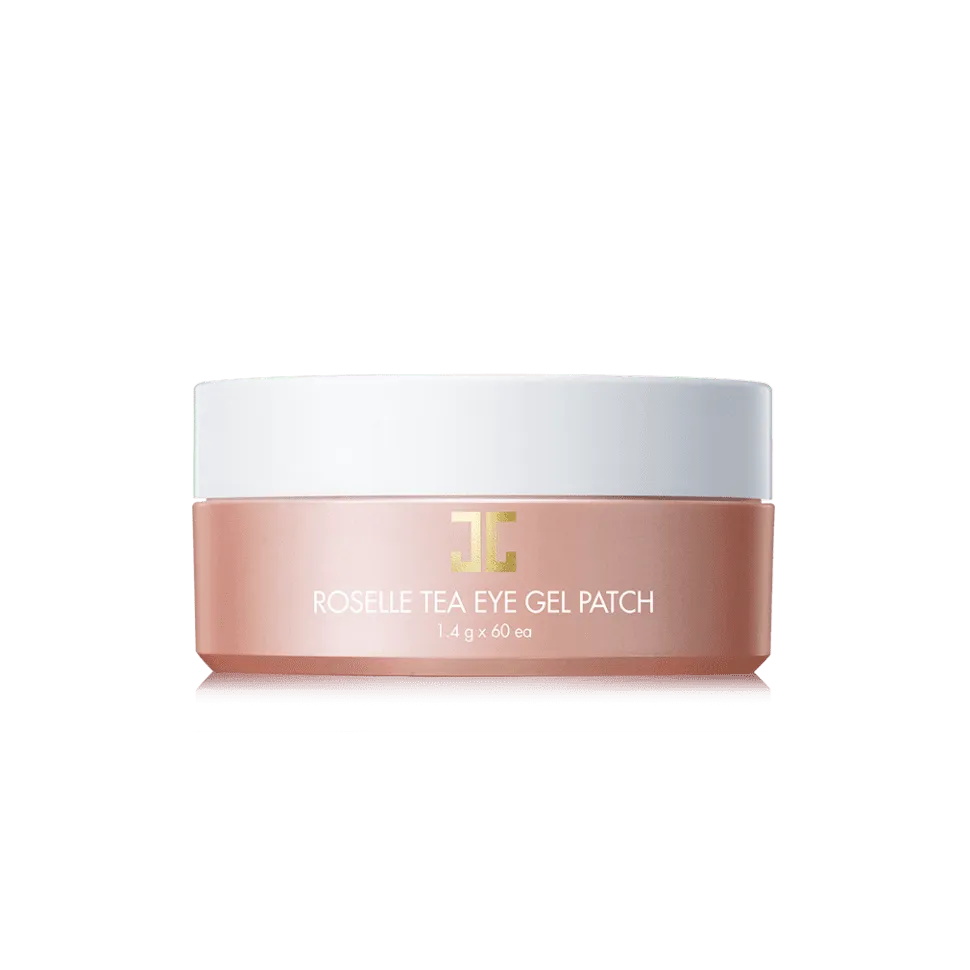Гидрогелевые патчи с цветами гибискуса Jayjun Cosmetic Roselle Tea Eye Gel Patch 60 шт.