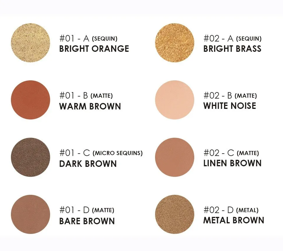 Тени O.TWO.O Colored Drawing Morocco 4цв (арт. 1003) 13.6 g.