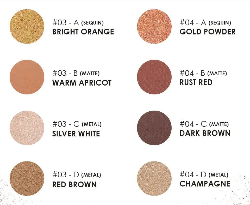 Тени O.TWO.O Colored Drawing Morocco 4цв (арт. 1003) 13.6 g.