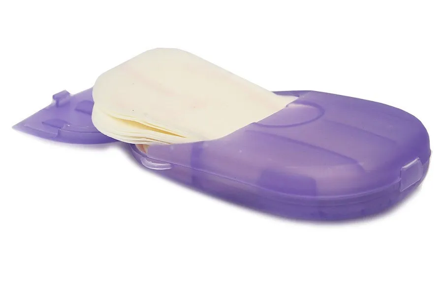 Бумажное мыло для путешествия