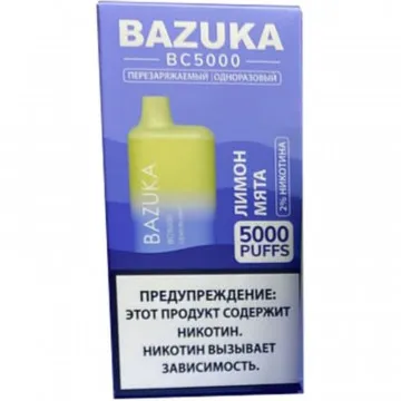 Эл. сиг.  Bazuka Red Mojito — Красный Мохито 2%, 5000 Тяг