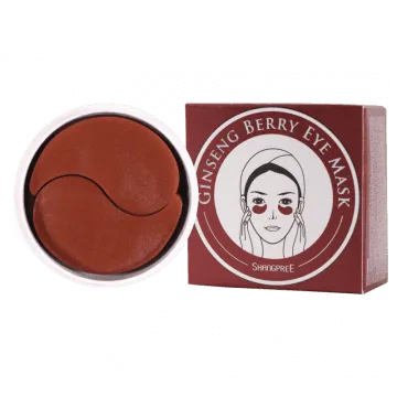 Shangpree Ginseng Berry Eye Mask патчи для глаз с экстрактом женьшеня  60шт - уценка (порвана коробка)