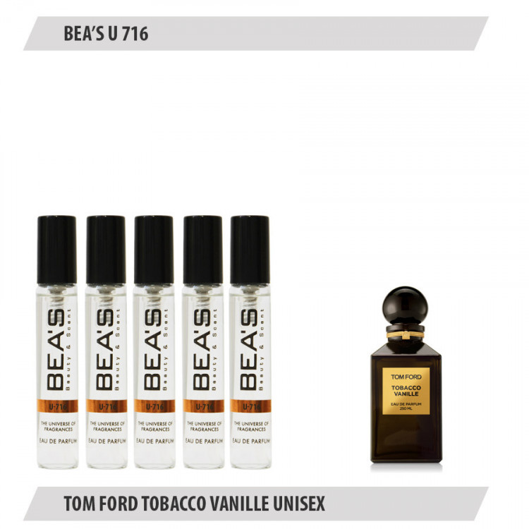 Парфюмерный набор Beas Tom Ford Tobacco Vanille Unisex 5*5 ml U 716