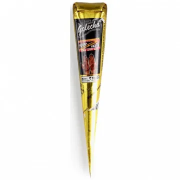 Хна для Мехенди Golecha быстросохнущая в конусе - черная