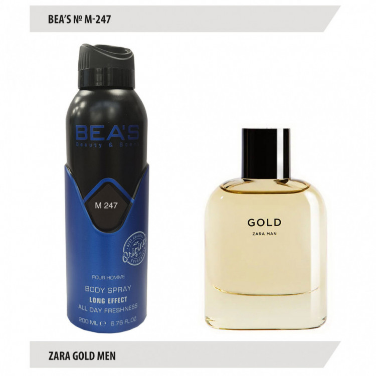 Дезодорант Beas Zara Gold Men 200 ml арт. M 247