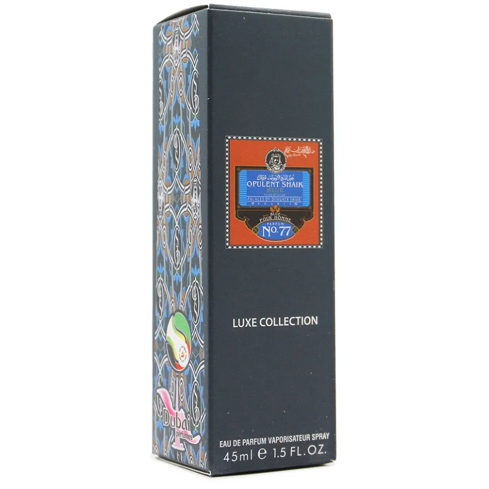 Компактный парфюм Shaik Blue №77 edp pour homme 45 ml
