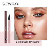 Подводка для глаз O.TWO.O Ink Color waterproof eyeliner pen (арт 1008) №2.0 Brown