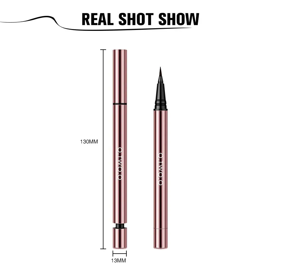 Подводка для глаз O.TWO.O Ink Color waterproof eyeliner pen (арт 1008) №2.0 Brown 0.8 g.