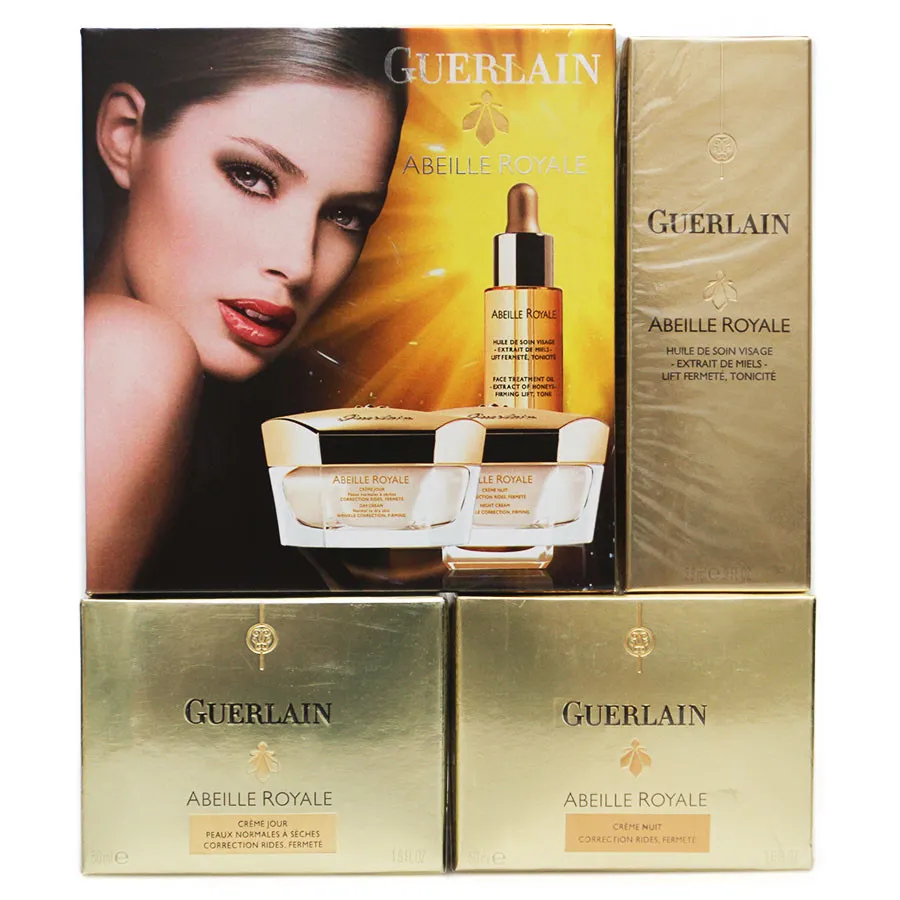 Набор кремов Guerlain Abeille Royale ( Day 50 ml, Night 50 ml, Face oil 28 ml)
