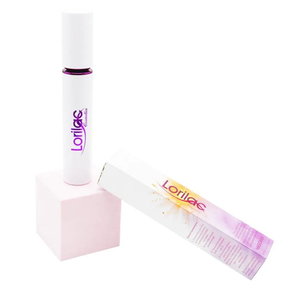 Тушь для ресниц Lorilac с эффектом накладных ресниц 4D экстремальный объем и удлинение х 10 (прямая кисточка) 7 g. арт. E023-3