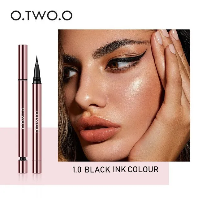 Подводка для глаз O.TWO.O Ink Color waterproof eyeliner pen (арт 1008) №1.0 Black 0.8 g.