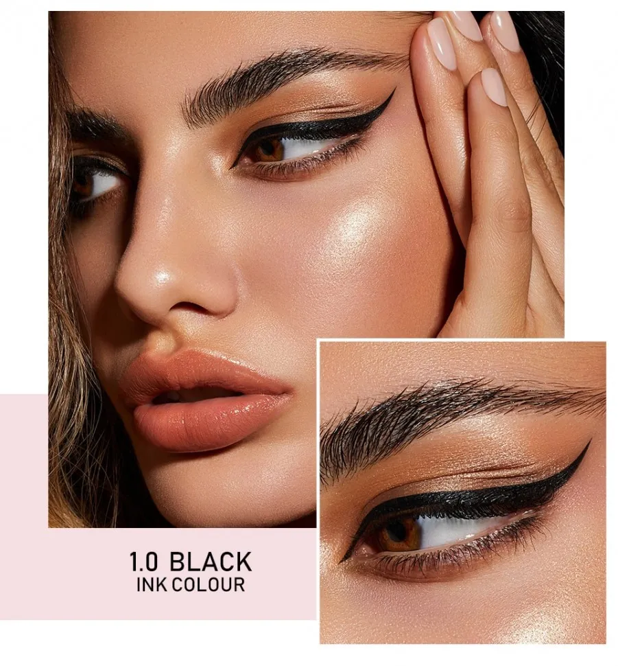 Подводка для глаз O.TWO.O Ink Color waterproof eyeliner pen (арт 1008) №1.0 Black 0.8 g.