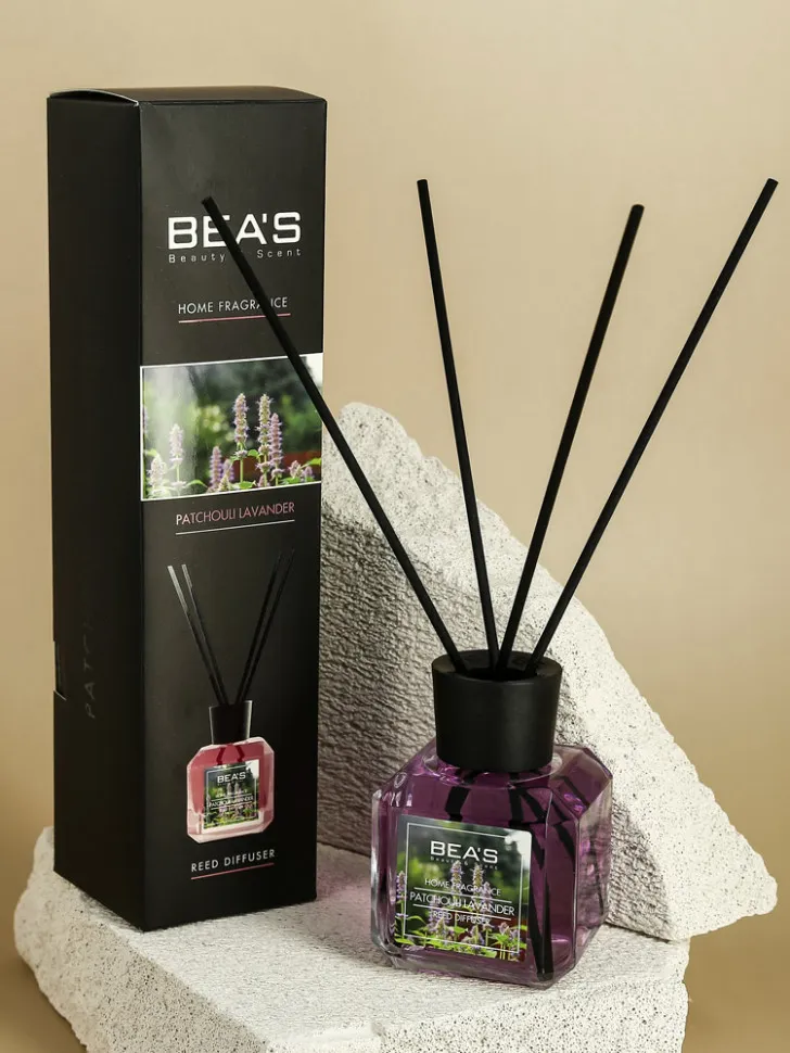Ароматический диффузор с палочками Beas Patchouli Lavender 120 ml