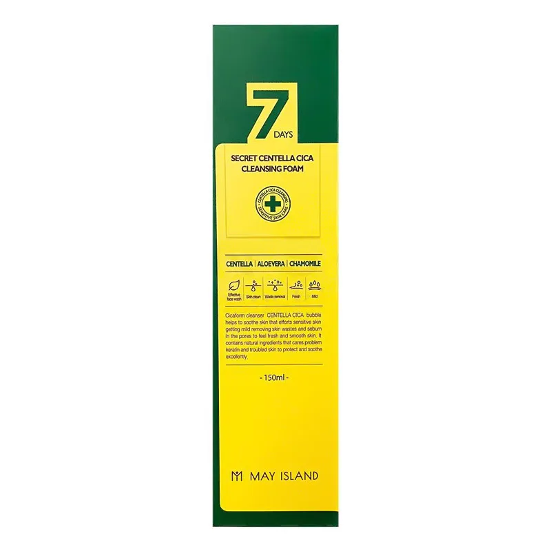 Пенка для умывания с центеллой 7Days Secret Centella Cica Cleansing Foam 150 ml