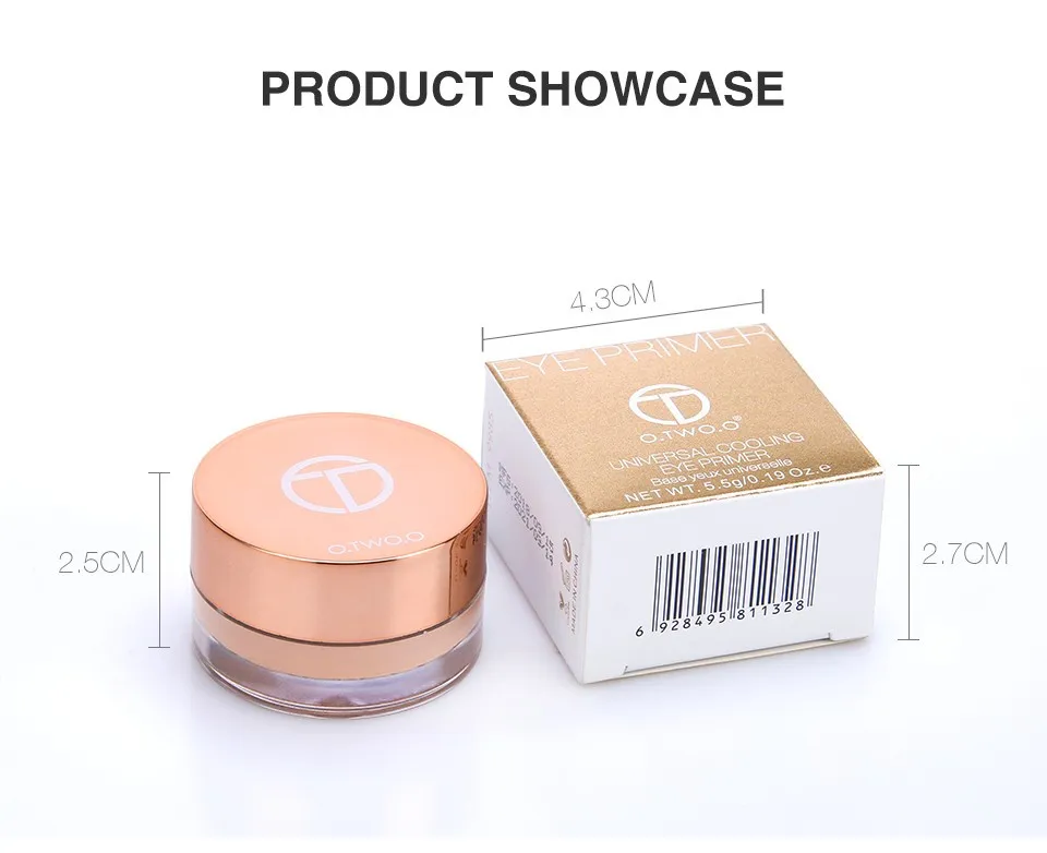 Праймер O.TWO.O Universal Cooling Eye Primer (арт. 9985) №4.0 Warm Beige 5.5 g.