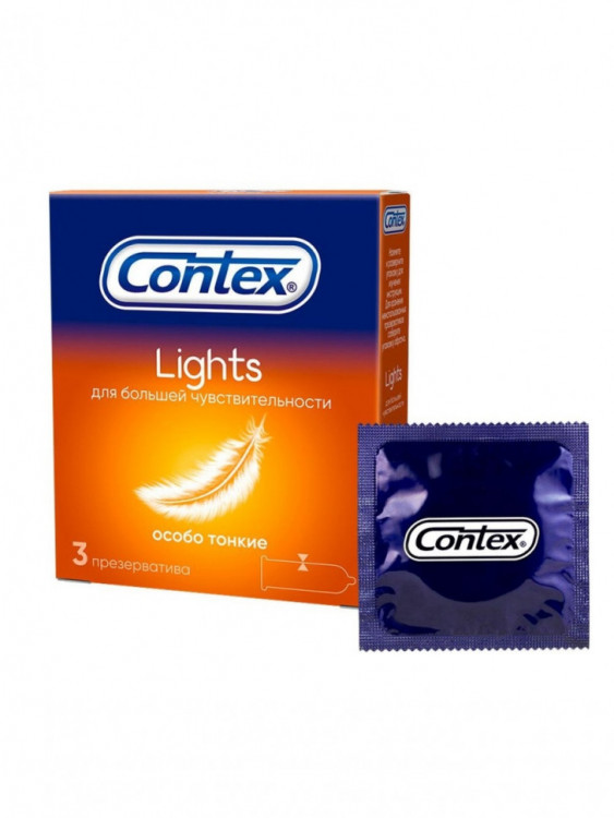 Презервативы Contex Light 3 шт. в упаковке