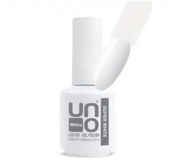 Uno Гель-лак Super White - Супер Белый (15 ml)