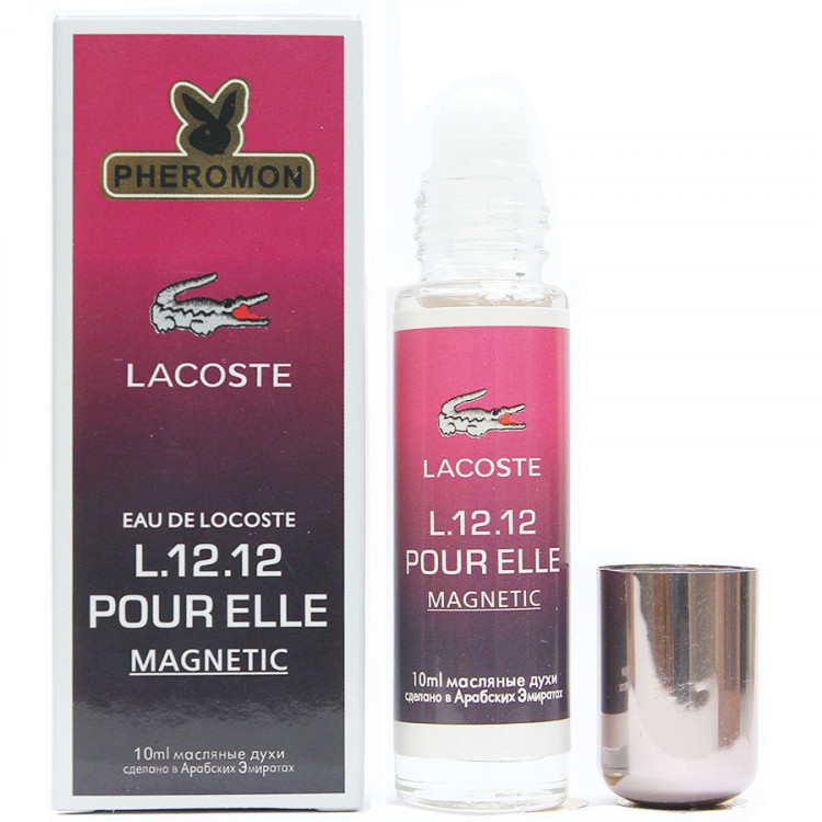 Духи с феромонами Lacoste "L. 12. 12 Pour Elle Magnetic" 10 ml (шариковые)