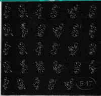 Наклейка для ногтей Esmalte B17