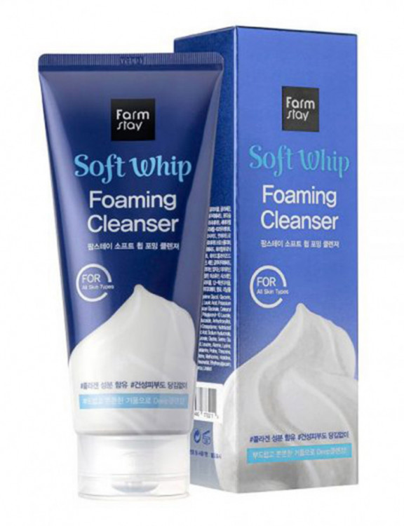 Пенка для умывания Farm Stay Soft Whip foaming cleanser, 180 ml 3211