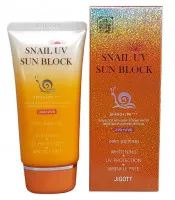 Солнцезащитный крем Jigott SNAIL UV SUN BLOCK SPF50 с улиточным муцином 70 ml