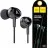 Вакуумные наушники с микрофоном, Hoco M3 Universal Earphone, черные