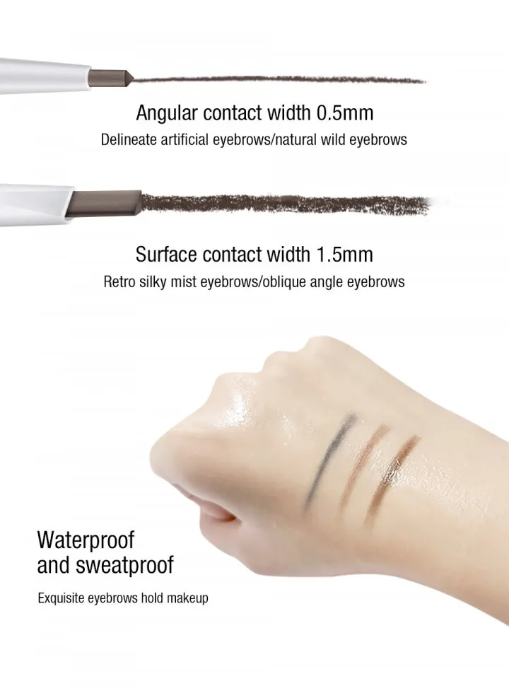 O.TWO.O Карандаш для бровей выдвижной арт. SC014 #03 grayish brown 0.12 g.