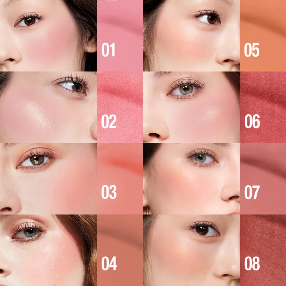 O.TWO.O Жидкие румяна арт. HC002 -  #08 - Карамельный