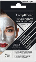 Compliment Silver Detox Маска для лица Детокс  & Очищение 7мл