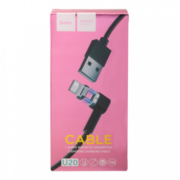 Hoco магнитный кабель lightning charging cable U20 (1 Метр)