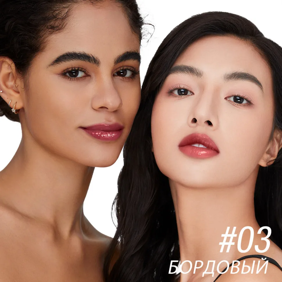 Матовый блеск для губ O.TWO.O 5 мл 2в1 арт. SC065 #01 Терракотовый