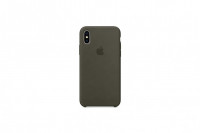 Силиконовый чехол для iPhone XR Тёмно-оливковый