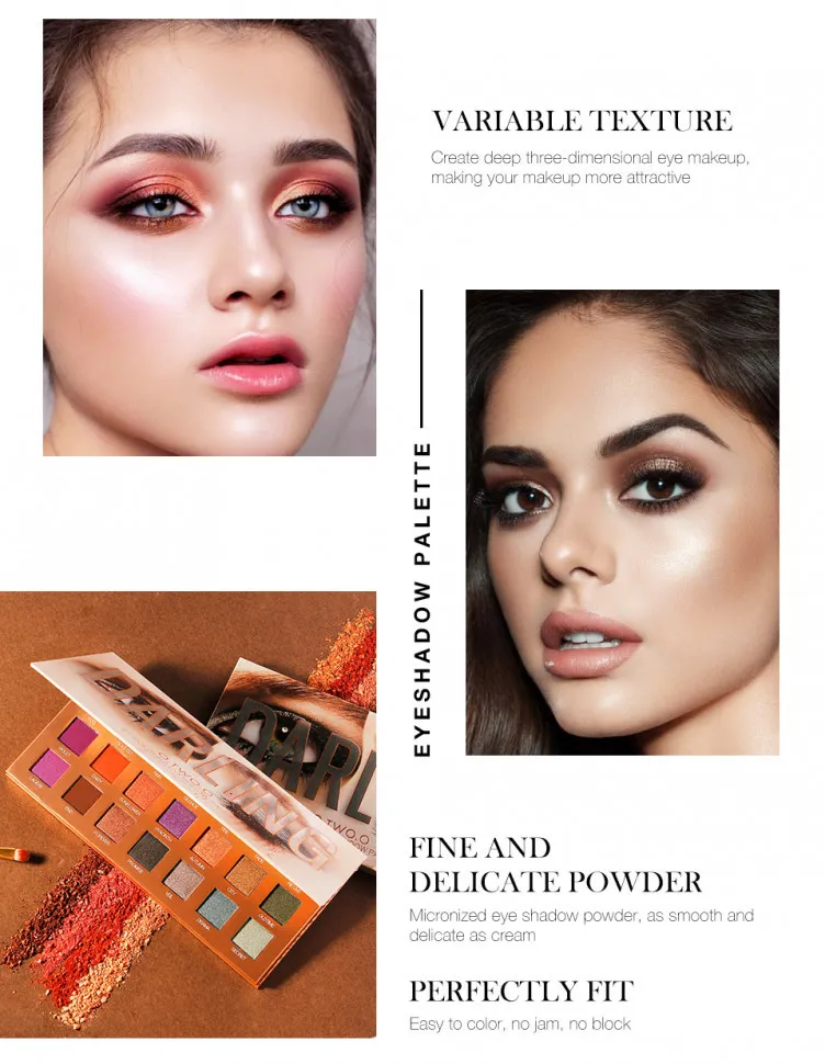 Пигментированные тени 21 цвет O.TWO.O арт. 9994 31.5 g.