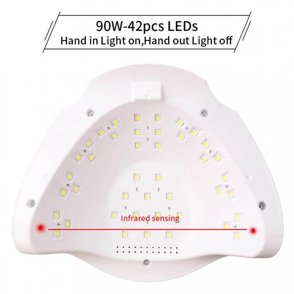 Лампа для сушки лака SUN X7 Plus UV+LED, 90W