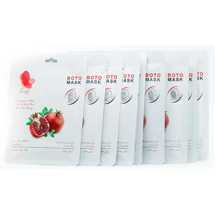Маски для лица, шеи и декольте Rosel Cosmetics Boto Pomegranate