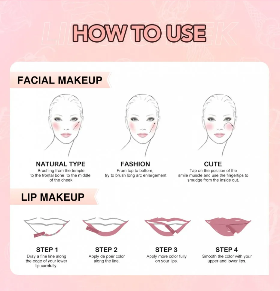 Тинт для губ 2 в 1 O.TWO.O арт. YJ005 №1 (Sweet For You) 6.5 g.