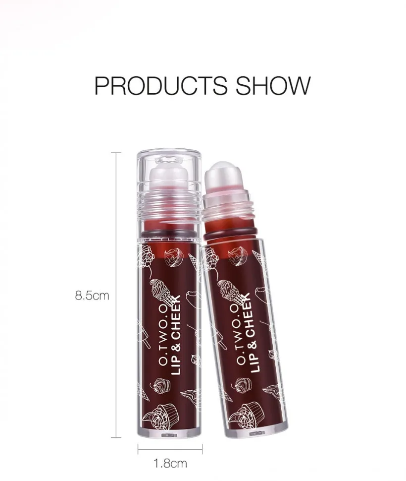 Тинт для губ 2 в 1 O.TWO.O арт. YJ005 №1 (Sweet For You) 6.5 g.