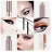 Жидкая подводка для глаз O.TWO.O Rose Gold waterproof 5 ml (арт. N9084A)