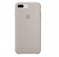 Бежевый силиконовый чехол для Айфон 7/8 Plus Silicone Case