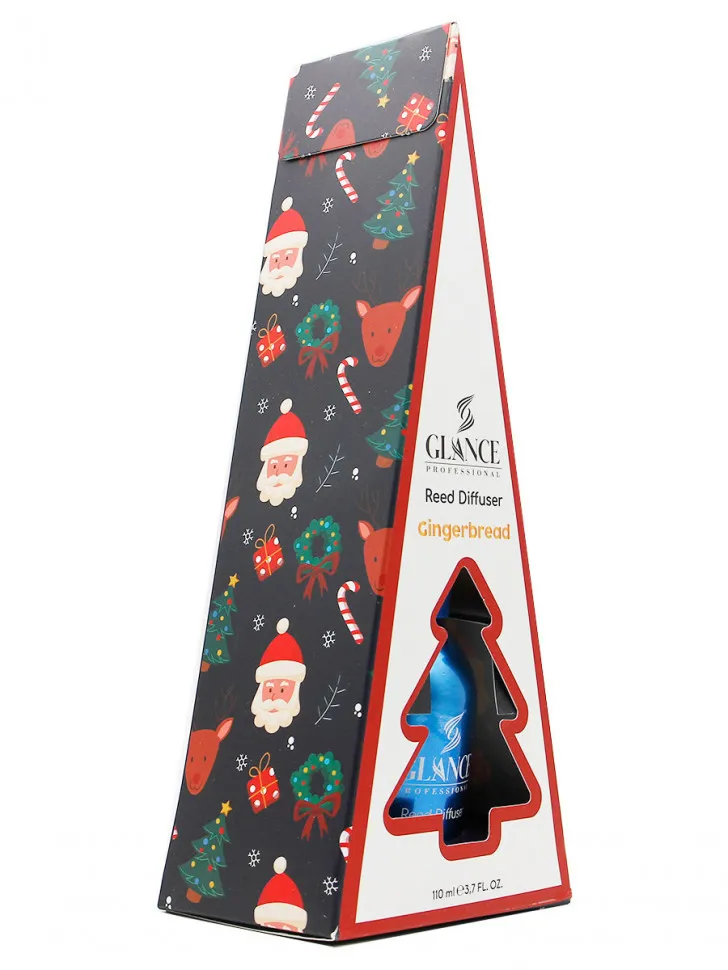 Glance ароматический Диффузор Gingerbread (в подарочной упаковке Merry Christmas & Happy New Year ) 110мл