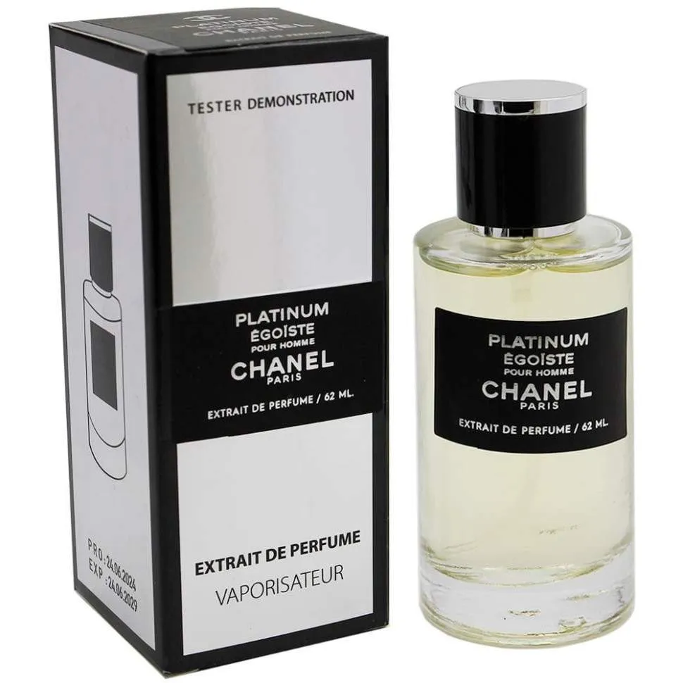 Extrait de Perfume - Chanel Egoiste Platinum edt for men 62 ml
