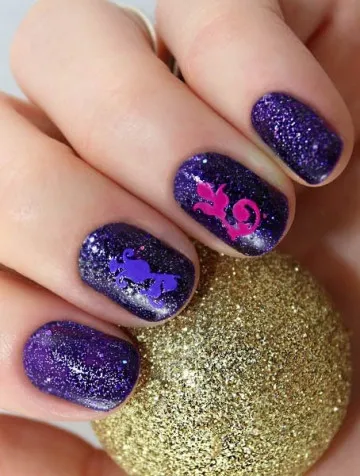 Трафареты для дизайна ногтей Esmalte T 54