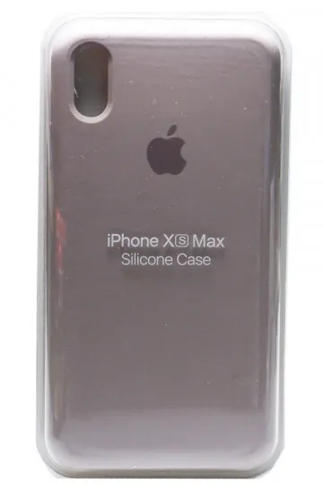 Силиконовый чехол для Айфон XS Max - (Серебристый)