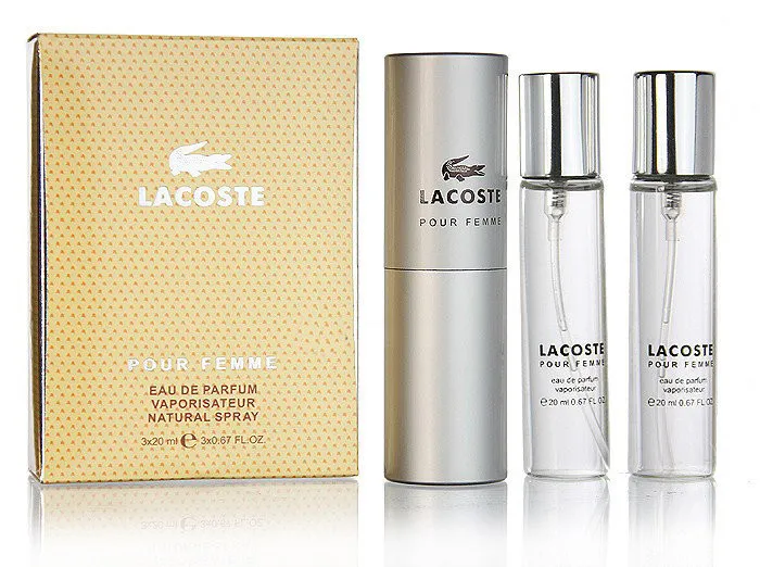 Туалетная вода 3*20 ml Lacoste Pour Femme